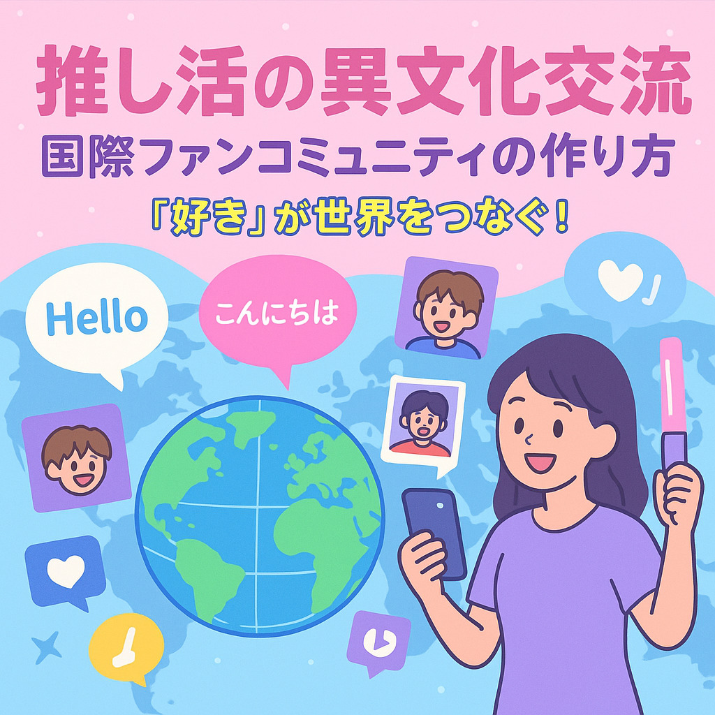 推し活の異文化交流：国際ファンコミュニティの作り方