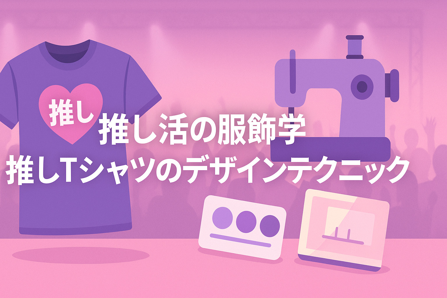 推し活の服飾学：推しTシャツのデザインテクニック