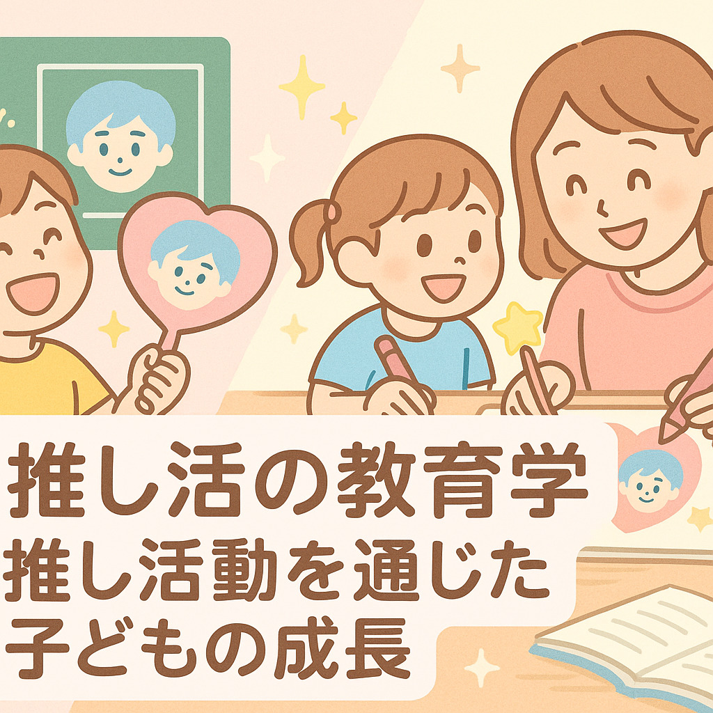 推し活の教育学：推し活動を通じた子どもの成長